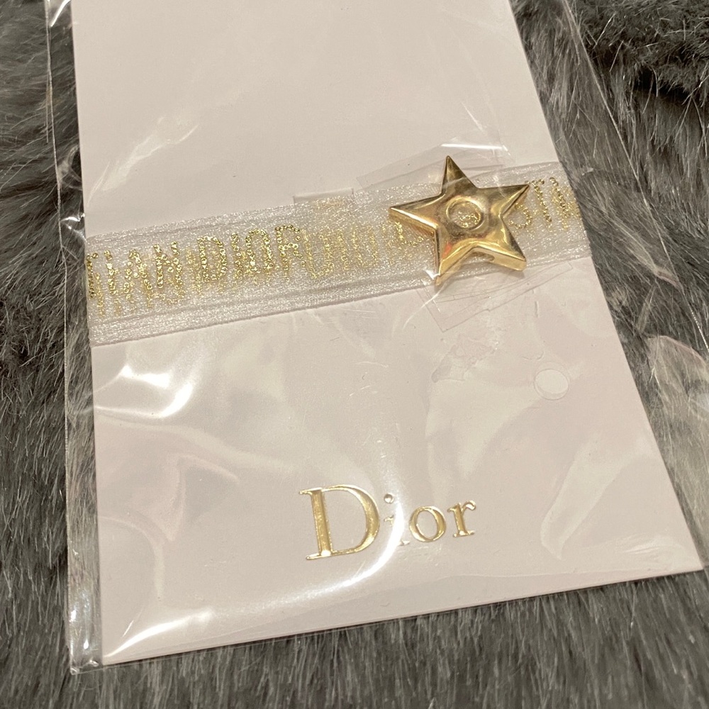 NWT Dior gold star bracelet